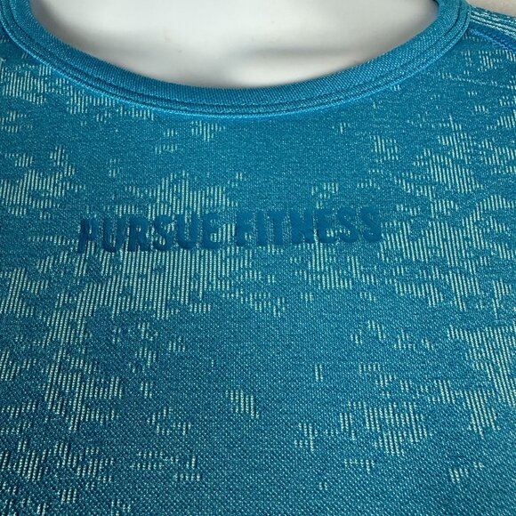 Pursue Fitness Women's Size XS Seamless Long Sleeve Crop Top - Nylon & Polyester - Picture 2 of 5